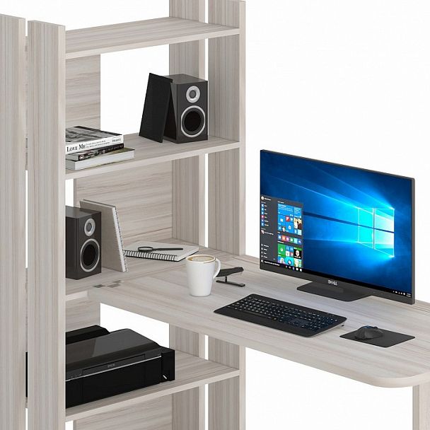 Стол компьютерный Домино Lite СТЛ-ОВ+С120Р Карамель - Вид 5