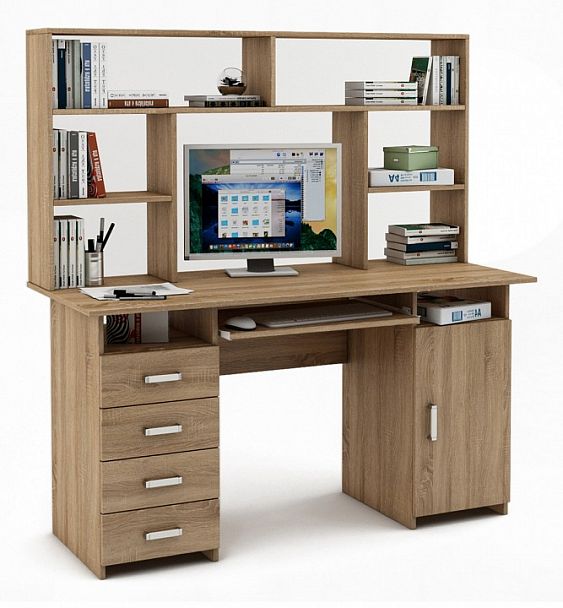 Стол компьютерный Лайт-8К СН - Вид 1