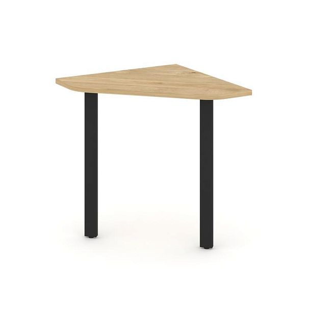 Стайл Проджект Угловой элемент стола SN-6.USP-011 Тиквуд Светлый/Металл Черный 700*700*750 - Вид 1