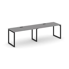 Стайл Проджект Рабочая станция односторонняя SN-4O.ORS-001 Серый Пепел/Металл Черный 1960*600*750 - Фото предпросмотра