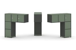 Concept Надставка низкая CN.DNN-006 Кобо/Антрацит/Металл Антрацит 1099*365*1130 - Фото предпросмотра