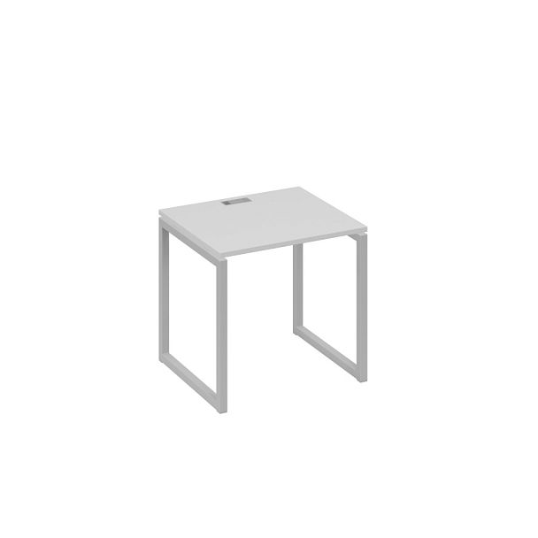 Стол письменный на металлокаркасе QUATTRO A4 А4 Б4 011 БП серый / металлокаркас серый - Вид 1