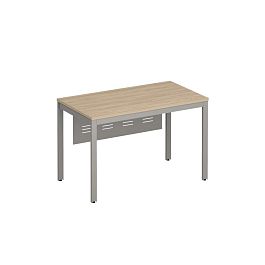 Стол на каркасе МП2 с экраном Формула МП2 ФР 191 вяз светлый / серый - Фото предпросмотра