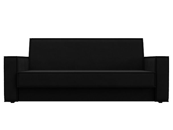 Диван-книжка Куба Микровельвет черный - Вид 2