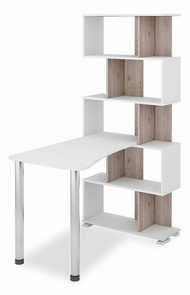 Стол компьютерный Домино нельсон СЛ-5СТ-2 Белый/Нельсон - Вид 1
