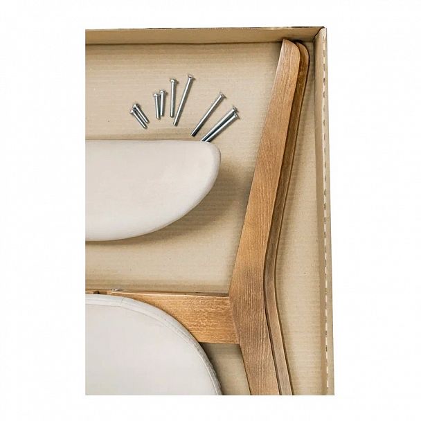 Стул Ruby, велюр бежевый - Вид 8