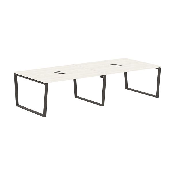 Стол 4-х местный EVWST 3113 Ясень Траун/Мокко 3126х1346х750 EDIS - Вид 1