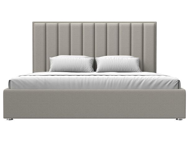 Кровать интерьерная Афродита 200 Рогожка бежевый - Вид 2