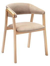 Кресло Dalia Soft Beige/Натур - Фото предпросмотра