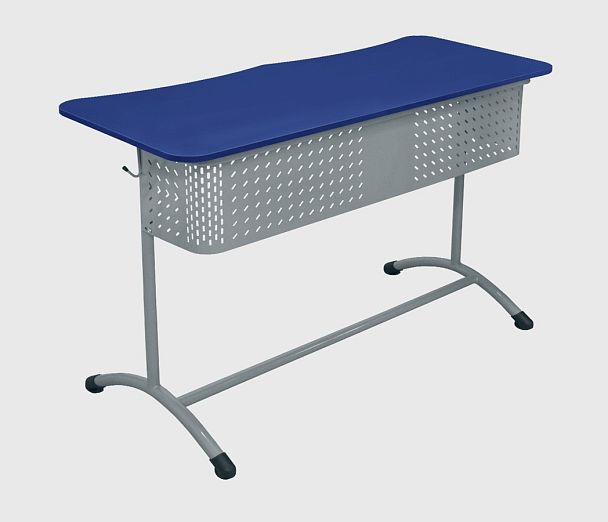 Стол ученический Мега 2М (Н), двухместный, нерегулируемый, с перфорированным экраном, гр.6 - Вид 4