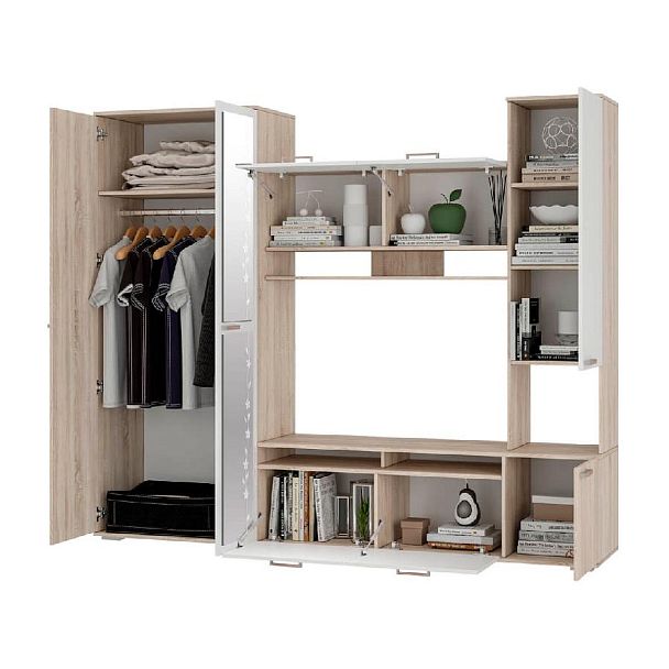 Гостиная "Лукас" дуб сонома/белый - Вид 2