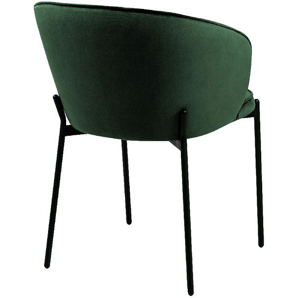 Комплект кухонных стульев Миэль зеленый велюр/черный, 2 шт. - Вид 4