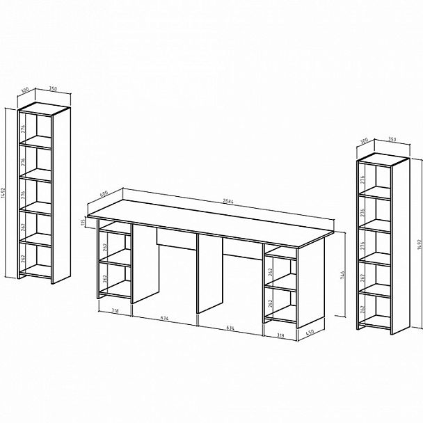 Рабочее место Лайт-12 - Вид 2
