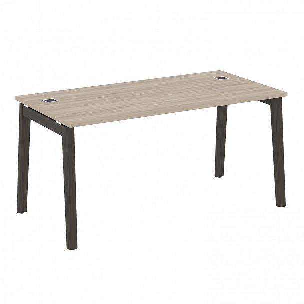 Стол рабочий руководителя "Onix wood direct" OW.SRR-4.8 дуб аттик/дуб темный - Вид 1