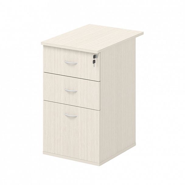 Тумба приставная, топ 25 мм, центральный замок "Логистика" ПК-ЛОГ-ТМП43Х60ЦЗ/25-В1-30 дуб альпийский - Вид 1