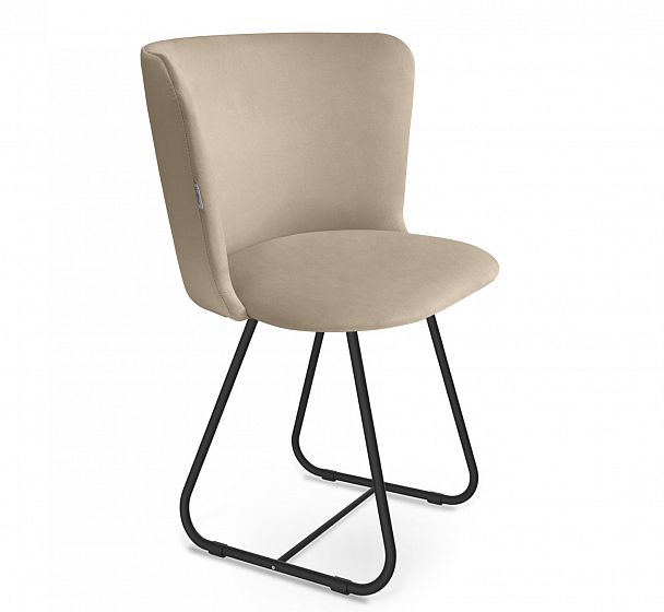 Стул Sheffilton SHT-ST36/S38 ванильный крем/черный муар - Вид 1