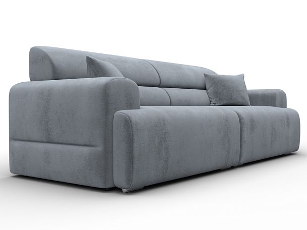 Диван прямой Лига-109 НПБ Велюр серый - Вид 3