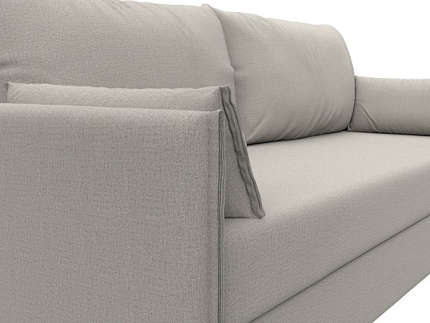 Диван прямой Сайгон Рогожка бежевый - Вид 4