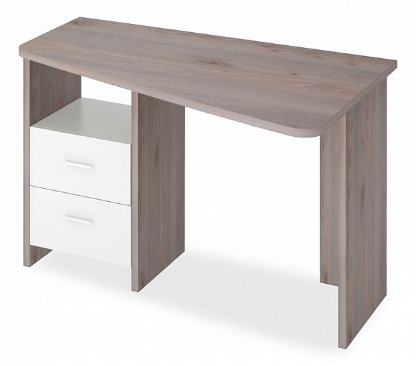 Стол письменный Домино Лайт СКЛ-Трап120 Белый/Нельсон правый - Вид 1