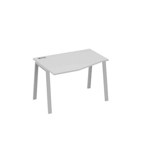 Стол эргономичный левый "Техно" на металлокаркасе TRE A4 А4 Б3 061 БП серый / металлокаркас серый - Вид 1