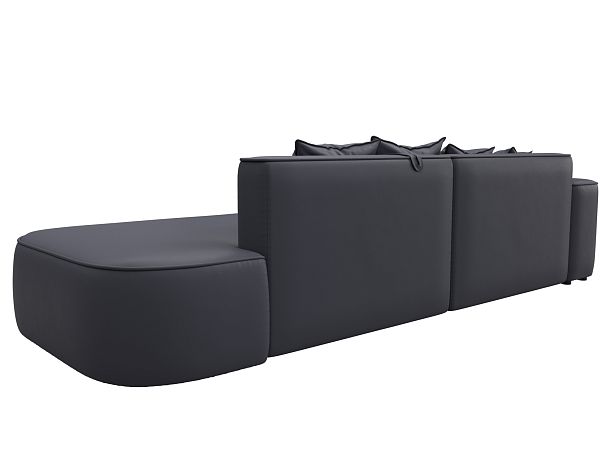 Диван угловой Лига-065 угол левый Экокожа серый - Вид 6