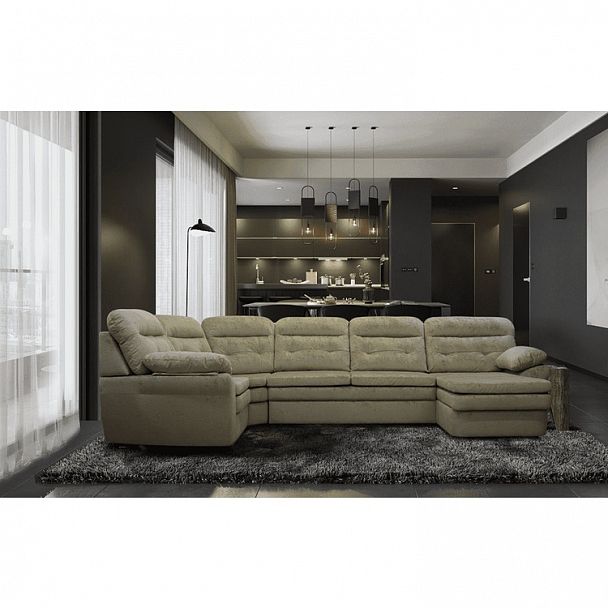 Угловой диван "Марракеш" с оттоманкой 1+3 - Вид 3