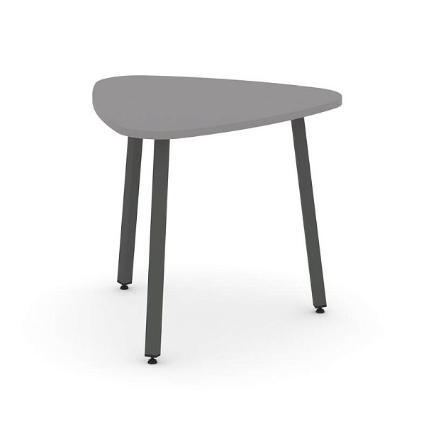 Стайл Проджект Стол переговорный SN-4.SPRG-70.3 Серый Пепел/Металл Антрацит 900*900*750 - Вид 1