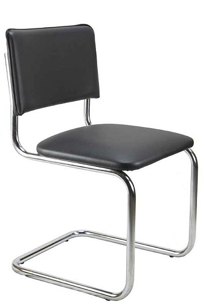 Стул Сильвия 02S Черный/Металл Хром гальв. - Вид 1