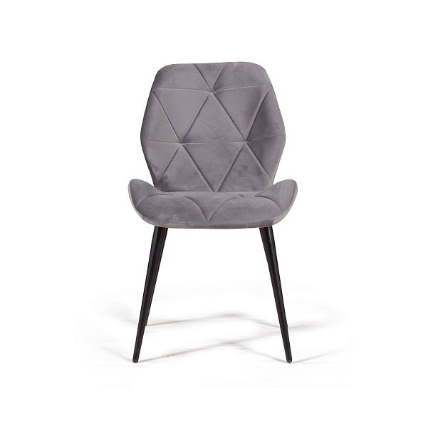 Стул Crystal, бархат светло-серый 26 - Вид 2