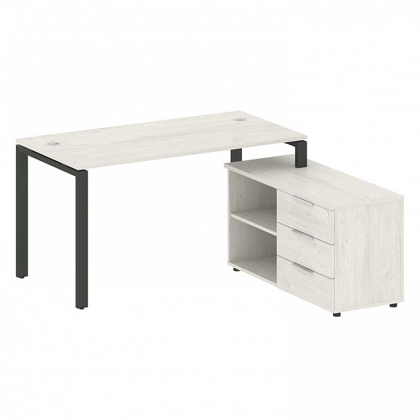 Рабочая станция "Metal System" БП.РС-СТС-2.3 дуб наварра/антрацит - Вид 1