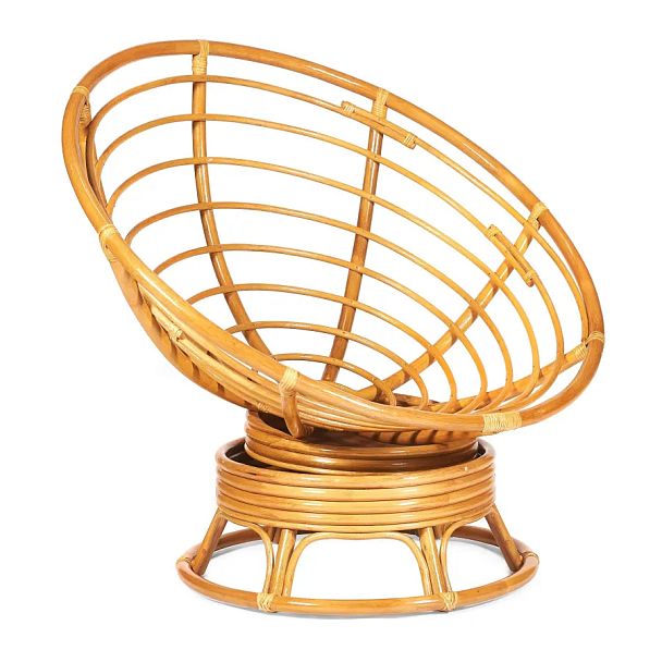 Кресло-качалка Папасан/Papasan (W 23/01 B) /с подушкой/Honey (мед) - Вид 6