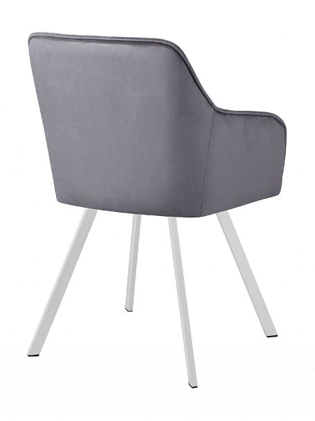 Комплект кресел поворотных Мони, темно-серый H-15/белый, 4 шт. - Вид 5