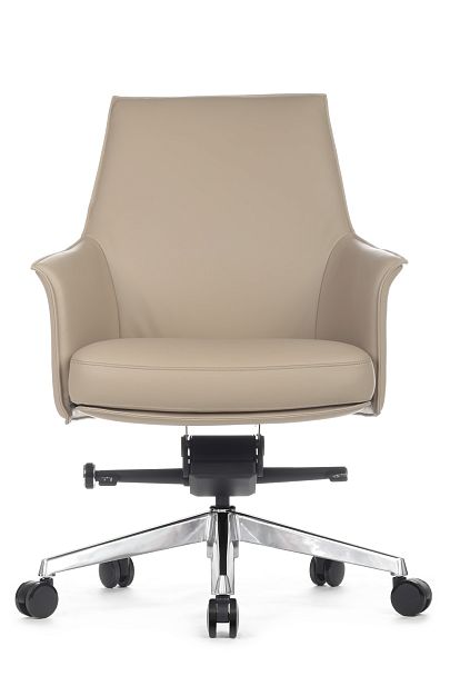 Кресло Rosso-M В1918 Светло-бежевый (3A ND9720) натуральная кожа 68*68*88-94 - Вид 2