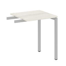 Metal System Quattro Приставной элемент на П-образном м/к 40БП.ПР-1 Дуб наварра/Серый металл 600*600*750 - Фото предпросмотра