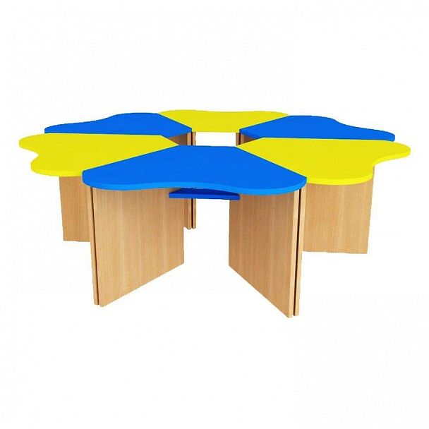 Стол "Ромашка" гр.2 стандарт цветной - Вид 1