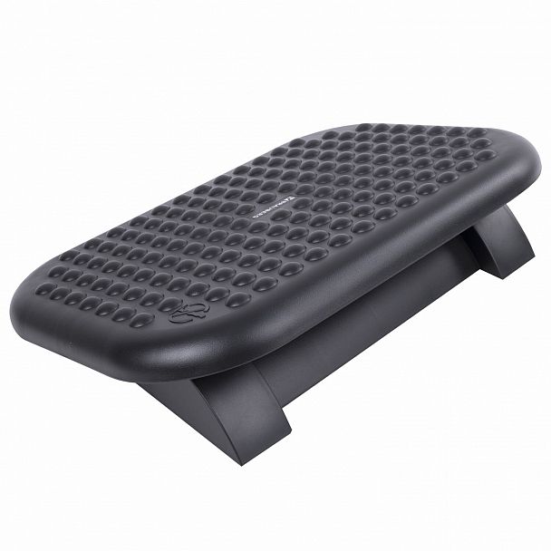 Подставка для ног BRAUBERG офисная, 45х33 см, регулируемый угол наклона, рифленая, черная, 531495 - Вид 6