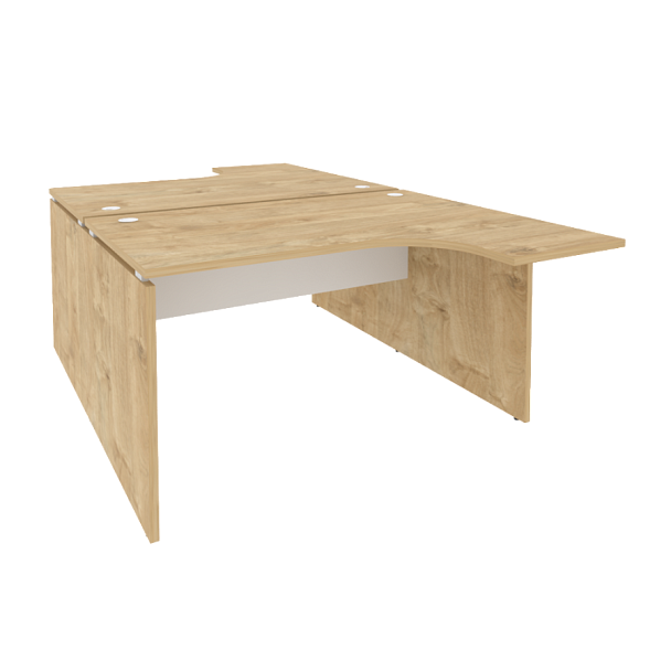 Onix Рабочая станция O.D.SA-3 Тиквуд светлый/Белый бриллиант 1380*2395*750 (1635/460) - Вид 1