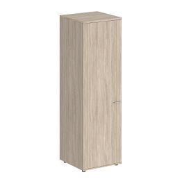 Гардероб Sigma 600х600х1955, з.ст ЛДСП 16 мм, левый / корпус: дуб светлый; фасад: дуб светлый - Фото предпросмотра