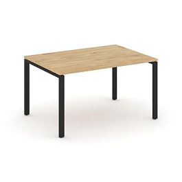 Стайл Проджект Стол переговорный SN-6P.SPRG-001.3 Тиквуд Светлый/Металл Черный 980*980*750 - Фото предпросмотра