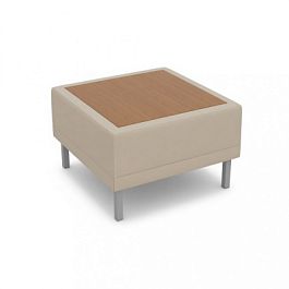 (ave-pkvs) Пуф Аверс квадратный со столешницей - Фото предпросмотра