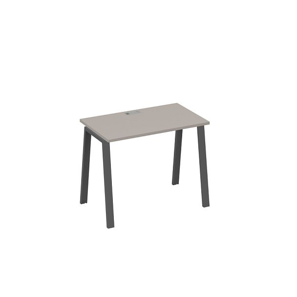 Стол письменный на металлокаркасе TRE A4 А4 Б3 002 БП мокко премиум / металлокаркас антрацит - Вид 1
