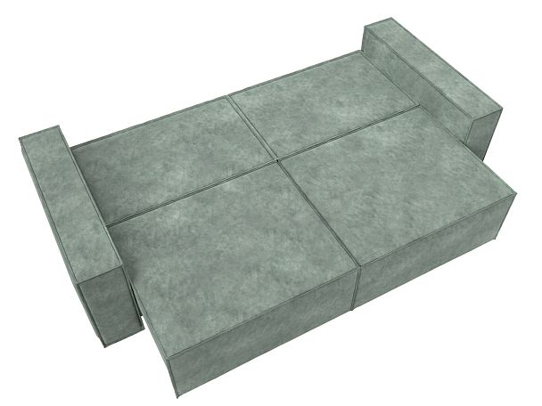 Диван прямой Куба Велюр зеленый - Вид 10