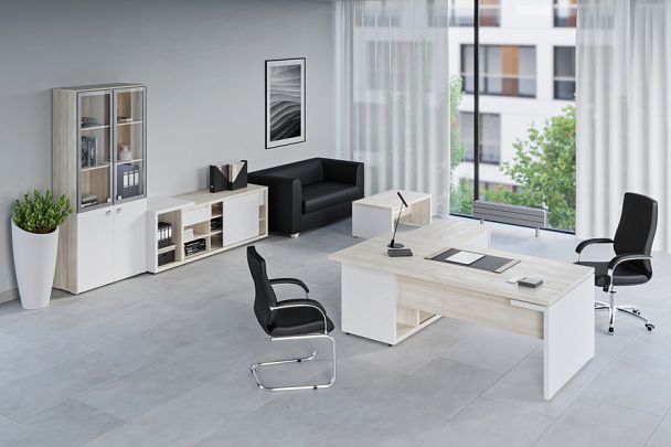 Креденция тип 1 правая Zion 189x57x69 дуб шамони светлый - Вид 3