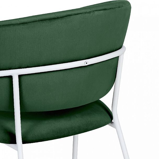 Комплект кухонных стульев Даксон зеленый велюр/белый, 2 шт. - Вид 10