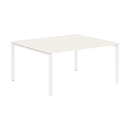 Стол 2-х местный EUWST 1513 Ясень Траун/Белый 1560х1346х750 EDIS - Фото предпросмотра