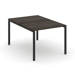 Concept Рабочая станция на 2 места CN.DRS-001 Дуб Мали/Металл Черный 980*1480*750 - Фото предпросмотра