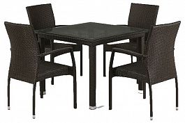 Набор уличный T257A/YC379A-W53 Brown - Фото предпросмотра