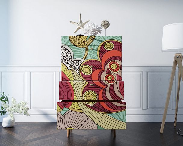 Комод высокий "Berber" 6 принт - Вид 5