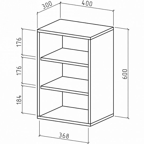 Тумба навесная Мария-9 - Вид 2