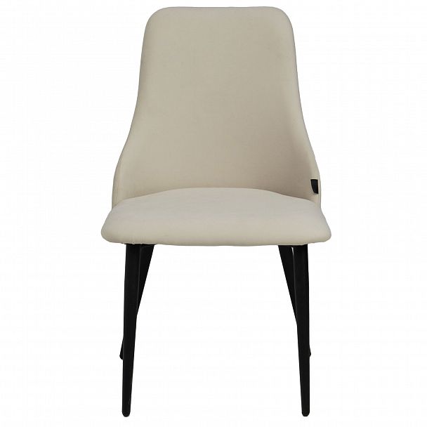 Стул Аэр, ножки черные, велюр бежевый - Вид 4